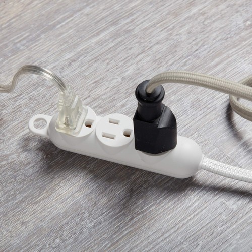 Globe Electric 12ft Light Duty 3-Outlet Indoor Extension Cord, Grounded Outle... - Picture 3 of 8