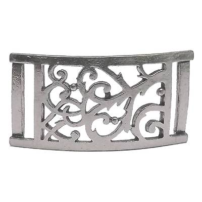 Bracelet Slide 3/4'' Wide Sterling Plated J7084-00 by Silver Creek Alloy