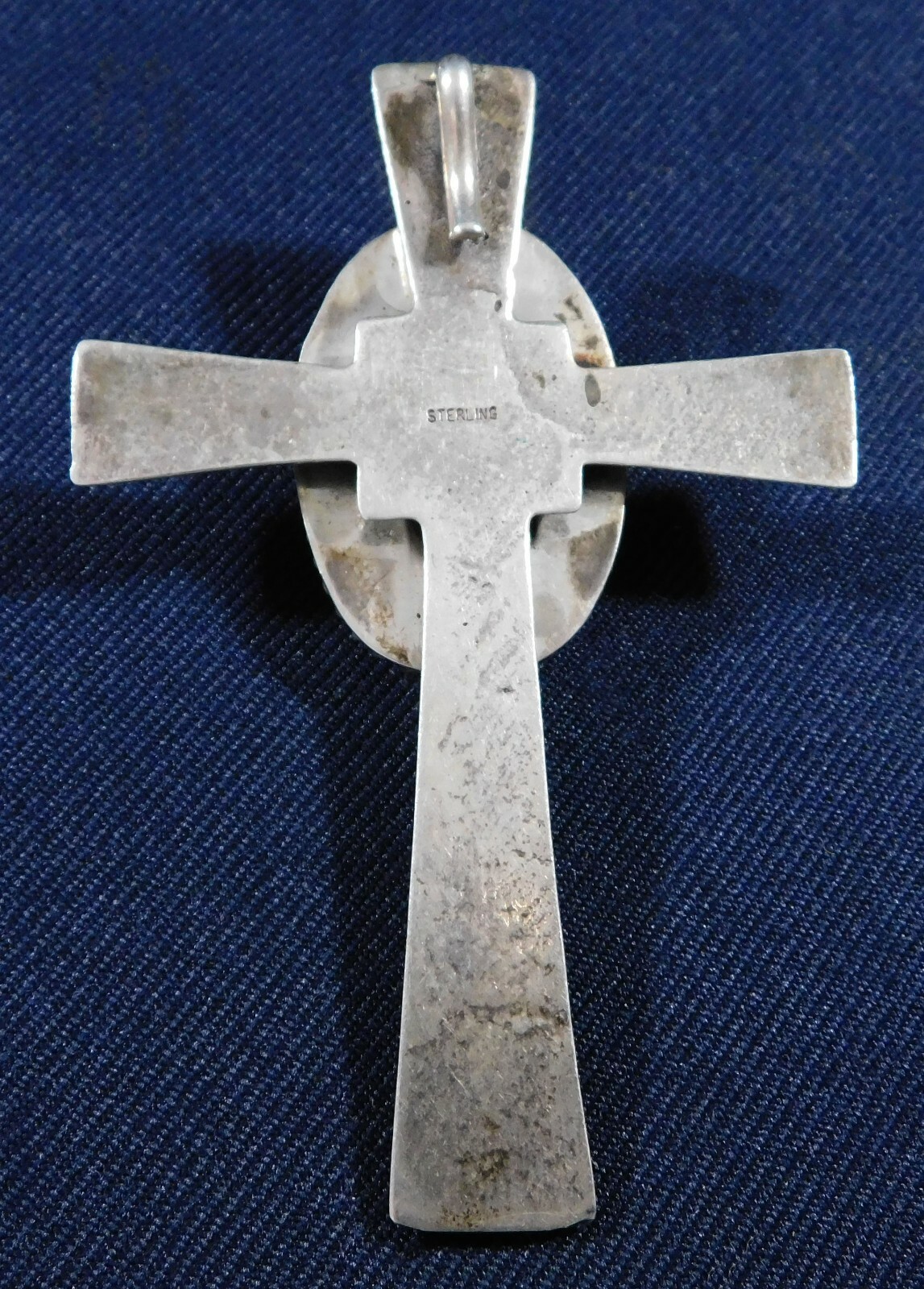 NATIVE AMERICAN STERLING White SHELL HANDMADE Vin… - image 2