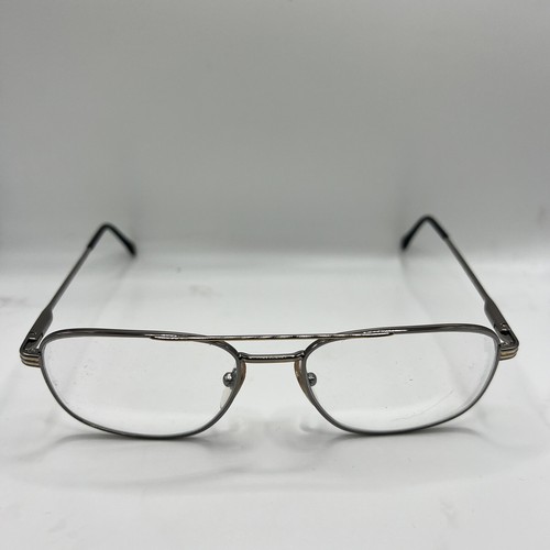 Steroflex  Eyeglasses FRAMES ONLY  2152 131 Silver Metal  54-17-140 Full Rim