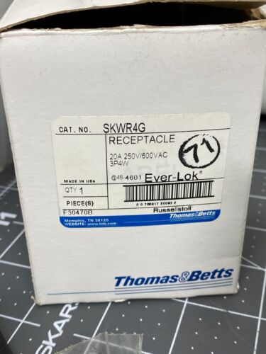 Thomas & Betts Russellstoll SKWR4G EVER-LOK Buchse 3P4W 20A (NEU) - Bild 4 von 5