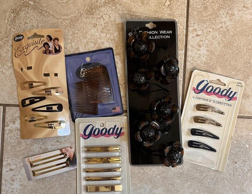 Lot Of Vintage Goody Barrettes Various Styles And Brands. New In Package.