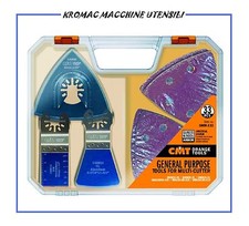 SET 33 PZ LAME ED ACCESSORI PER UTENSILI MULTIFUNZIONE CMT OMM-X33 