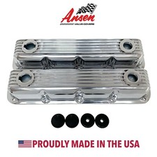 Mopar Performance Magnum Valve Covers 5.2l5.9l V8 - Finned Polished - Ansen Usa