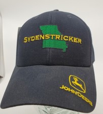 Sydenstricker John Deere Farmer Trucker Hat Snapback Black Cap NWT Z20