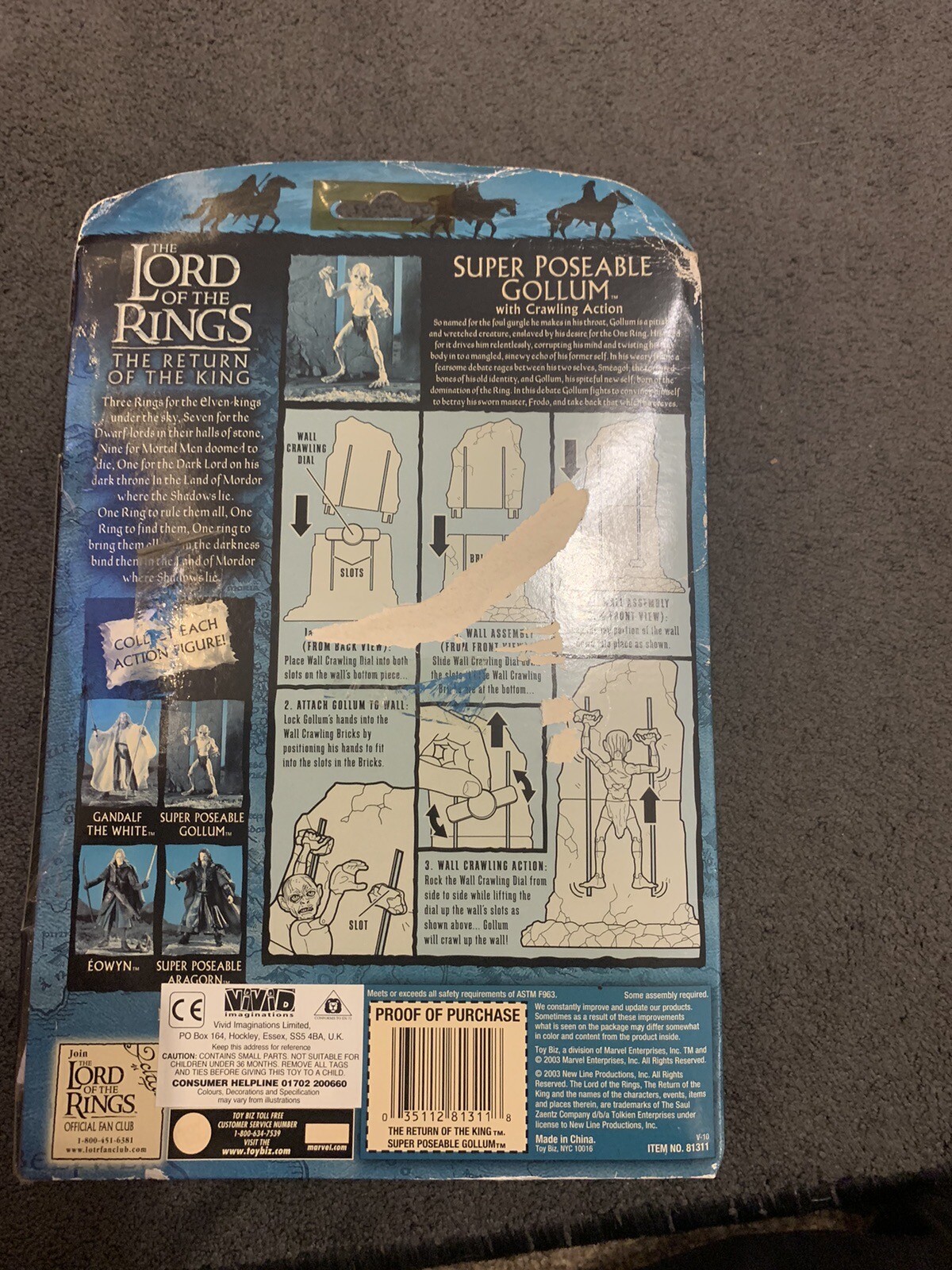 Lord Of The Rings Gollum Figure eBay