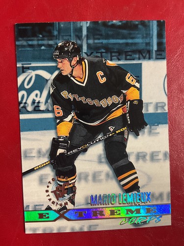 Mario Lemieux Pittsburgh Penguins " YOU PICK"  1990 inserts topps & more - Picture 90 of 113
