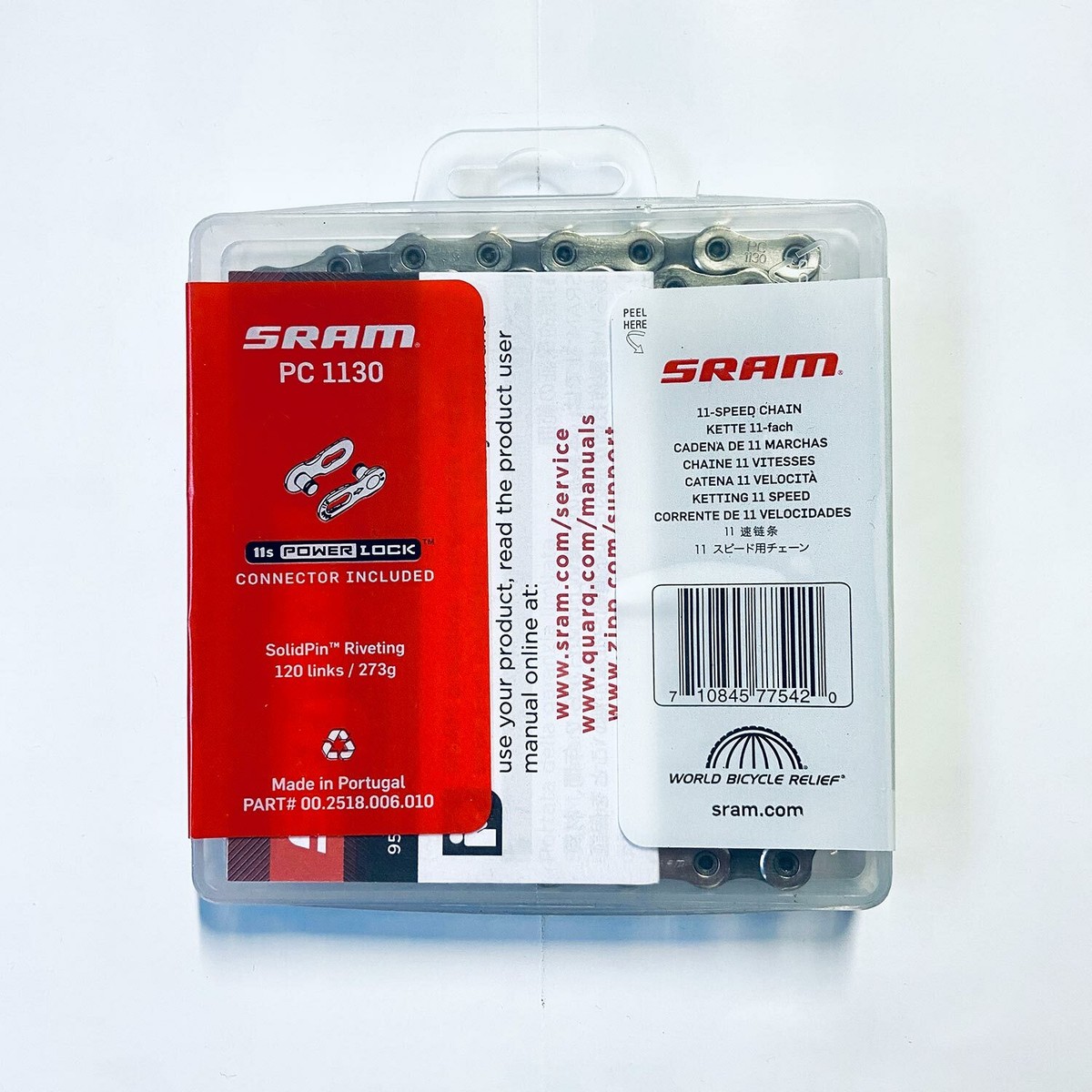 Catena Sram PC 1130 Per Bici 11 Velocità - Ricambio Ufficiale Per Trasmissione - Foto 4