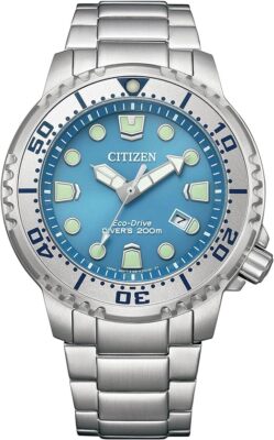 CITIZEN Watch Promaster Eco Drive Diver 200m Ice Blue BN016555L
