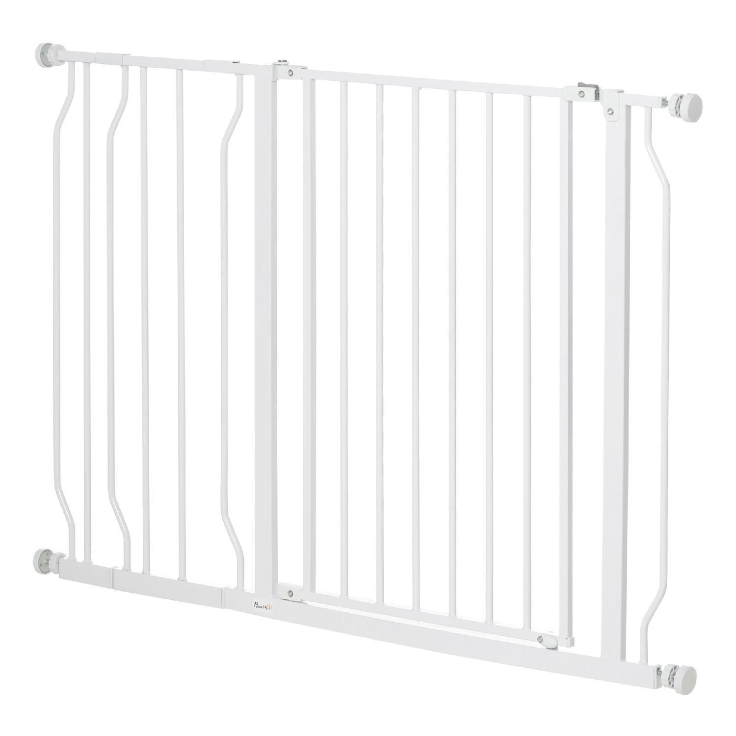 Cancelletto AllMyPets V01W20F Bianco 75-115cm | Alta Resistenza