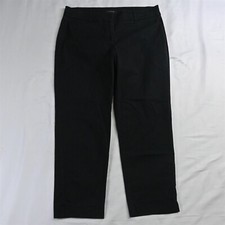 Ann Taylor 10 Black Skinny Cropped Stretch Womens Dress Pants