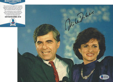 MICHAEL DUKAKIS SIGNED 1988 PRESIDENTIAL ELECTION 8x10 PHOTO D BECKETT COA BAS