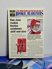 1994-95 Upper Deck BE A PLAYER SIGNATURE COLLECTION VIKTOR KOZLOV #153 AUTO