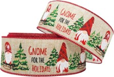Member's Mark Premium Wired Edge Holiday Ribbon, 2.5" Wide x 50 Yards