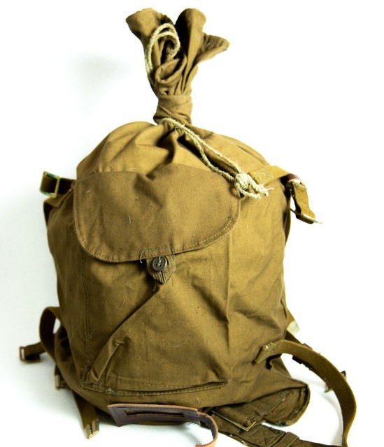 vintage military backpack