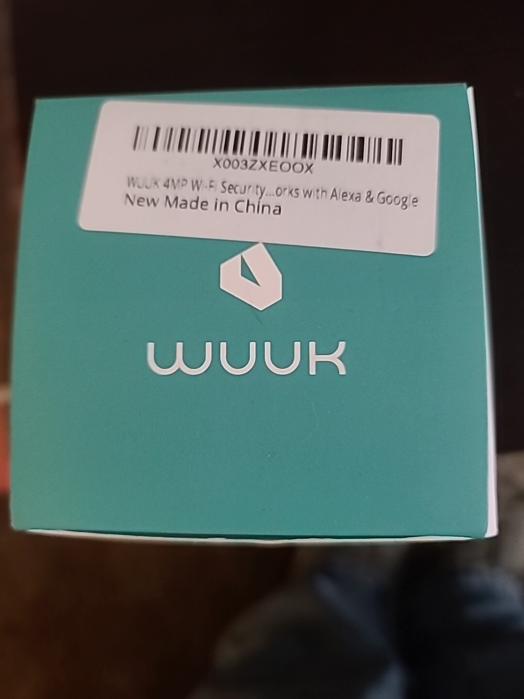 WUUK Outdoor/indoor Security Camera Compatible With Alexa And Google