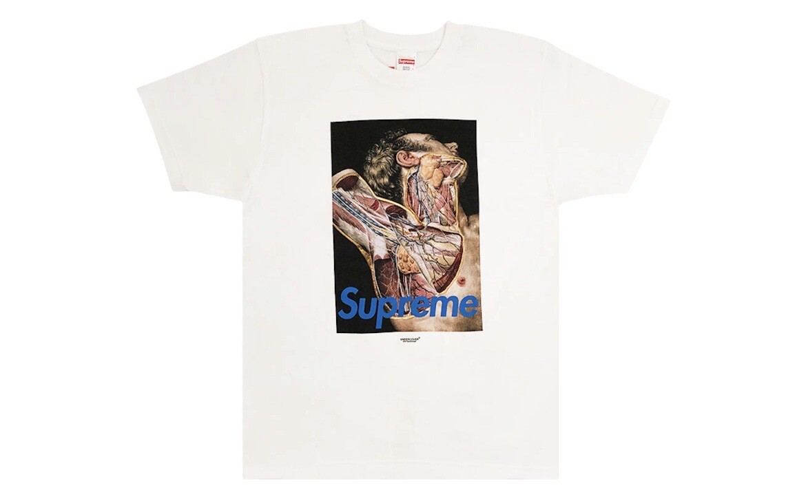 Supreme UNDERCOVER Tシャツ ホワイト M Rare SUPREME x UNDERCOVER Jun Takahashi Anatomy T Shirt FW16
