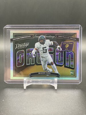2022 Panini Prestige Kayvon Thibodeaux Season s Greetings SP Rookie Card RC #18