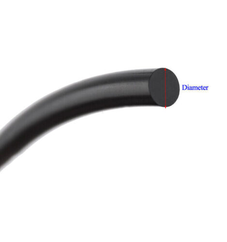 Black Solid Nitrile Rubber square-shaped / O Ring Cord Oil Water Seal Gasket - Picture 11 of 11