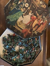 1966 Springbok Romeo and Juliet Octagon Puzzle by Tanya Moiseiwitsch / Complete