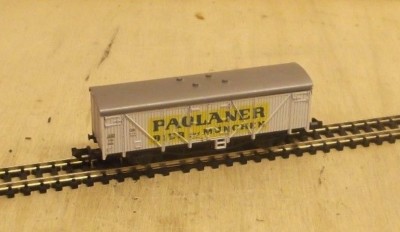 Lot 5 Wagons Bière Roco HO - Paulaner, Karlsbrau, Ofbrau, Königbacher, Furstenberg - Époque IV