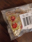 NEW J.Crew Factory Sequins Pepperoni Pizza Holiday Tree Ornament — photo 3