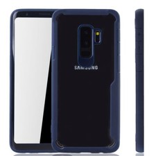 Custodia cellulare per Samsung Galaxy S9 Plus custodia protettiva back cover bumper astucci blu