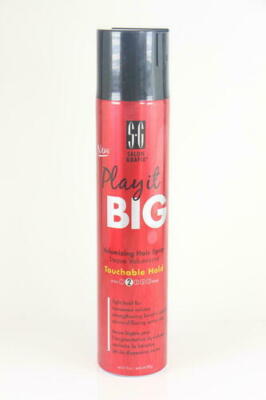 3 PACK Salon Grafix Play it Big Volumizing Hair Spray, Touchable Hold 10 oz U16