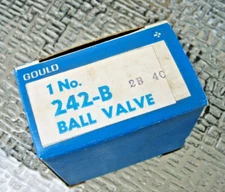 NEW Old Stock  GOULD  Imperial Eastman  242-F  2B  STAINLESS BALL VALVE HVAC