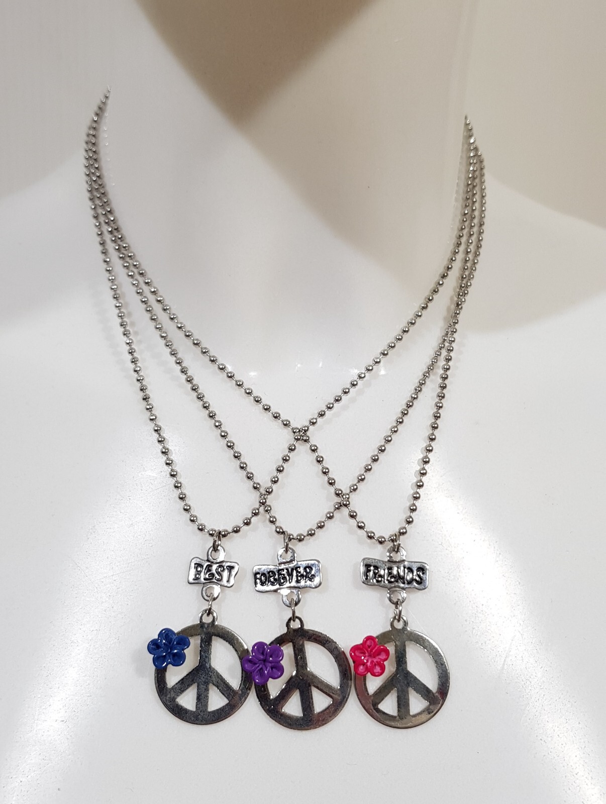 New Claire's Women's Girls Necklace Pendant Best Friends Forever 3