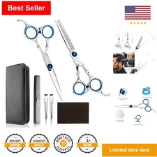 Premium Haircutting Scissors Kit - Barber/Salon/Home Trimmers - Men and Women