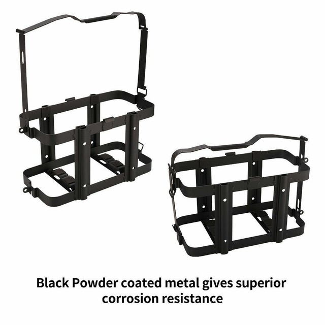 10L/20L Jerry Can Holder Gas Mounted Rack Fuel Gasoline Military Metal US eBay