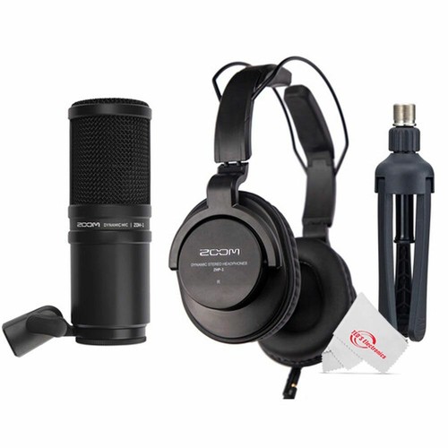Zoom H8 8-Input 12-Track Digital Handy Audio Recorder + Two Podcast Mic Kit - Picture 3 of 8
