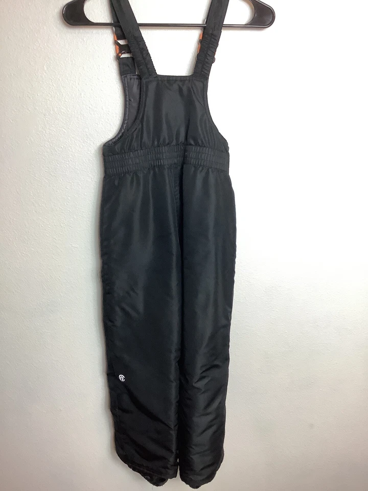 Champion ski bibs black with orange accents Boys 4-5 - Image 2 of 4