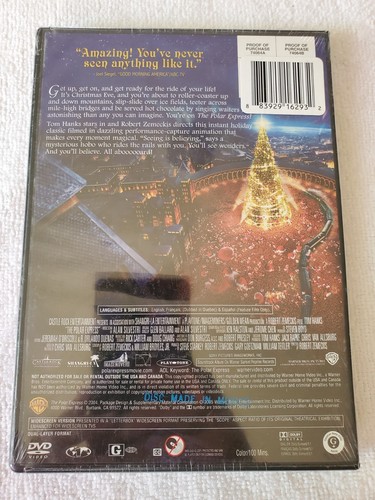The Polar Express 2004 DVD Widescreen Edition Tom Hanks Christmas NEW SEALED - Picture 2 of 10