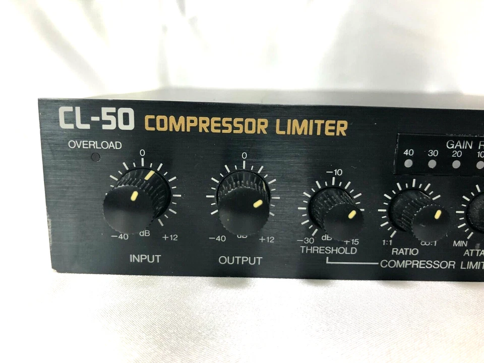 BOSS CL-50 PRO COMPRESSOR LIMITER GATE Guitar & Vocal Effects Half Rack MIJ - Image 4 of 4