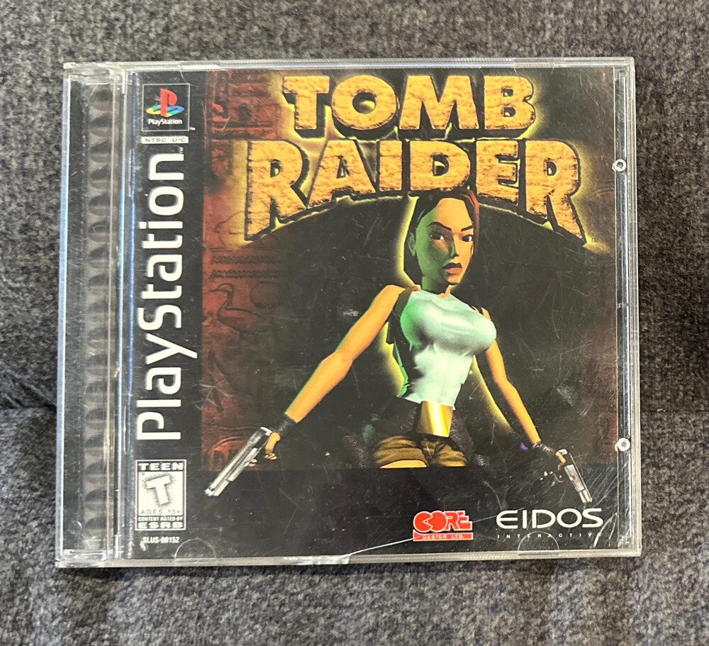 Tomb Raider 1 Sony PlayStation 1 PS1 Complete Works Great