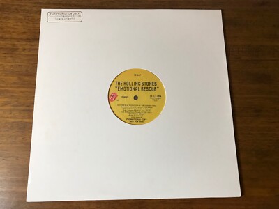 THE ROLLING STONES ~ EMOTIONAL RESCUE ~ 12-INCH PROMO ~ RARE! 1980