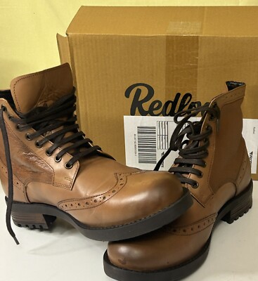 Neue Herren Redfoot Chelsea Boots hellbraune Farbe kein Leder. Größe 11.