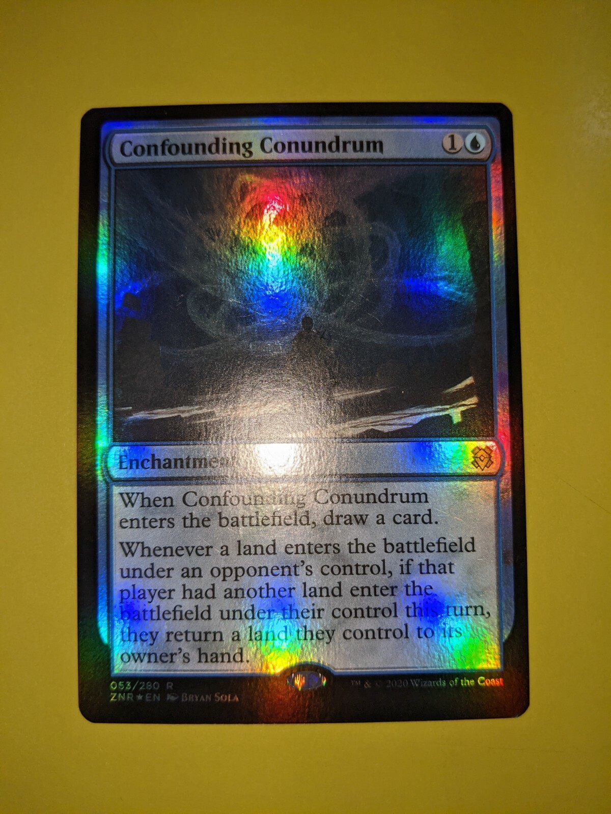 FOIL Confounding Conundrum x1 Zendikar Rising 1x Magic the Gathering MTG 