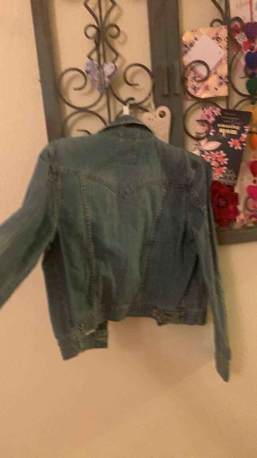 Aeropostale Jacket L Large Blue Basic Trucker Lon… - image 8