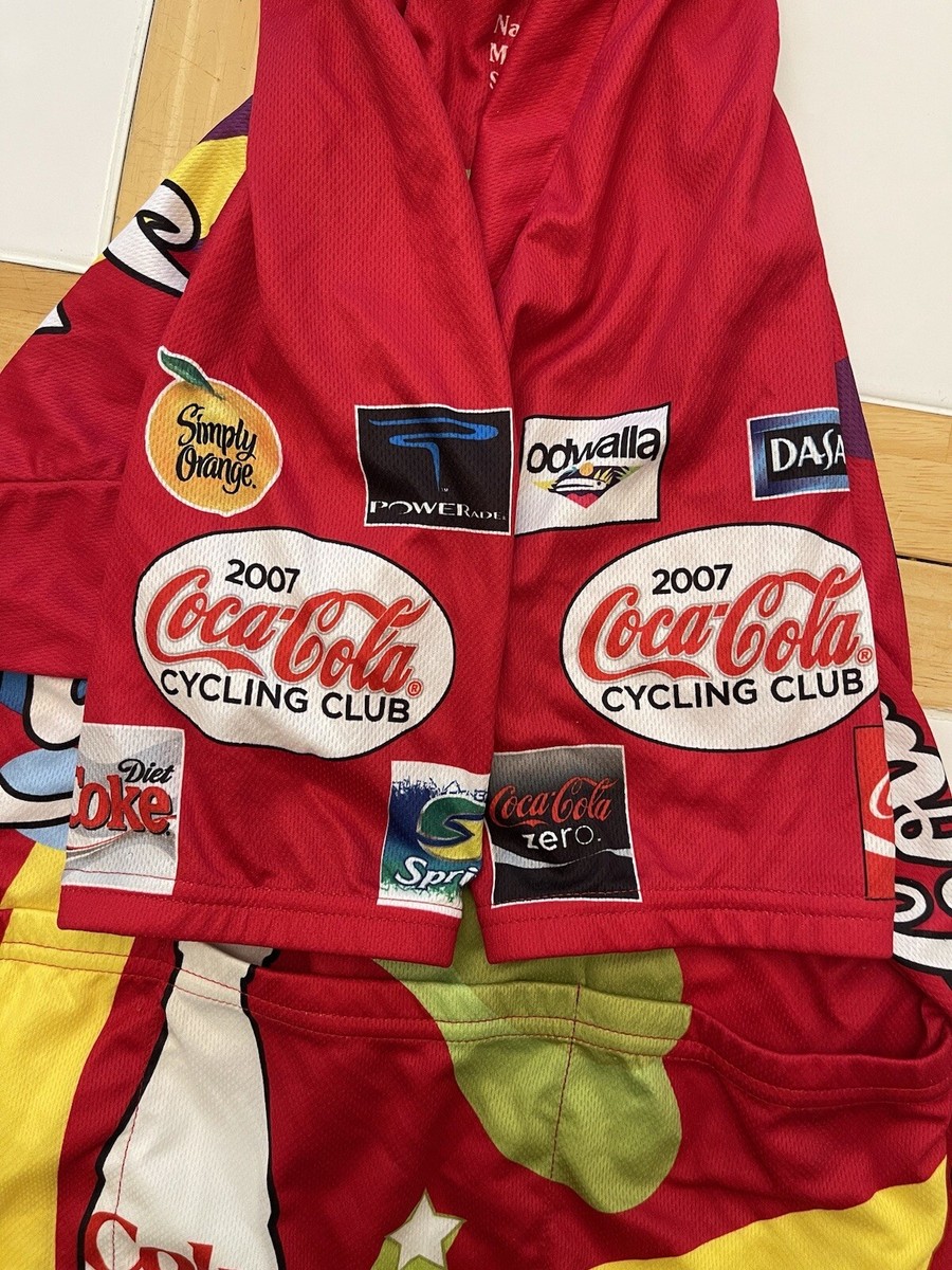 Coca-Cola コカコーラサイクルジャージ レッド 2025年最新】コカ・コーラ 自転車の人気アイテム - メルカリ