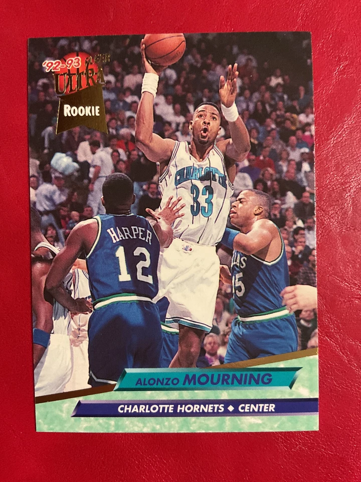 Alonzo Mourning Rookies inserts cards " YOU PICK " Charlotte Hornets Georgetown - Image 4 of 4
