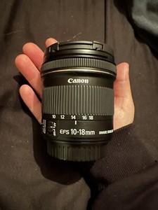 Canon EFS 10-18mm F/4.5-5.6 STM Lens