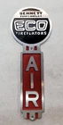 1940 1950 Vintage Eco Meter Tireflator Air Station Service Sign Gas Oil Enamel