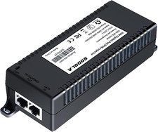 30W Gigabit PoE Injector Adapter, Converts Non-PoE to PoE, Plug  Play