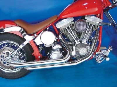 V TWIN MONSTER EXHAUST DRAG PIPES 2 1 4