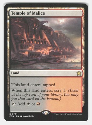 TEMPLE OF MALICE - Magic: The Gathering - RO LP