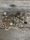 JUNK VINTAGE Costume Jewelry Lot Broken Repair High End Lisner Coro Unsigned+++