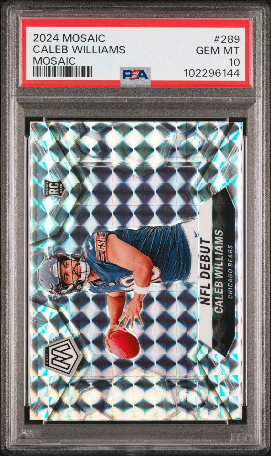 Caleb Williams Panini Mosaic #289 Mosaic